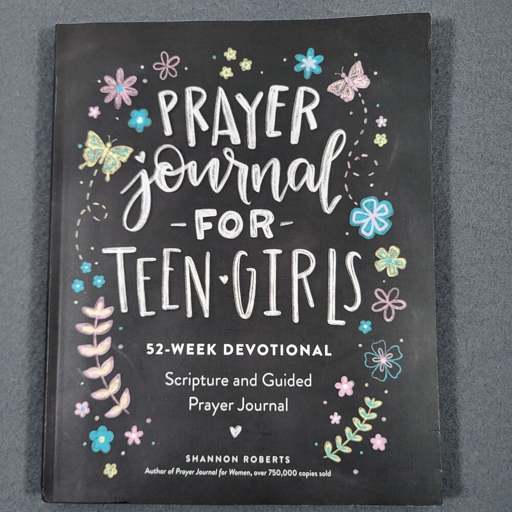 Prayer Journal for Teen Girls 52 Week Scripture Devotional Guided Prayer Book